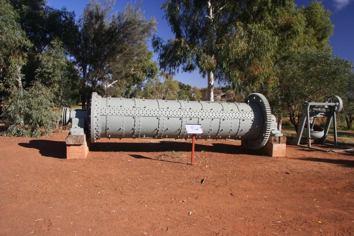 Historic mining boiler preserved in Australia's outback heritage