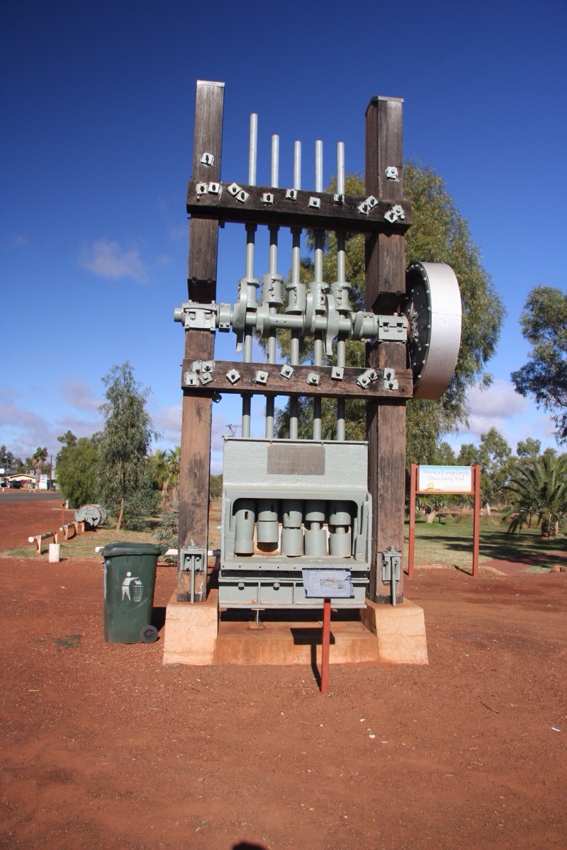 Towering vintage mining engine preserved as outback landmark
