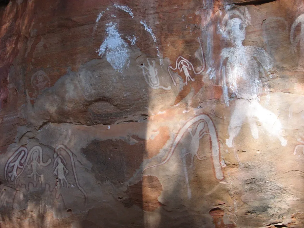 Ancient Aboriginal rock art tells stories spanning millennia