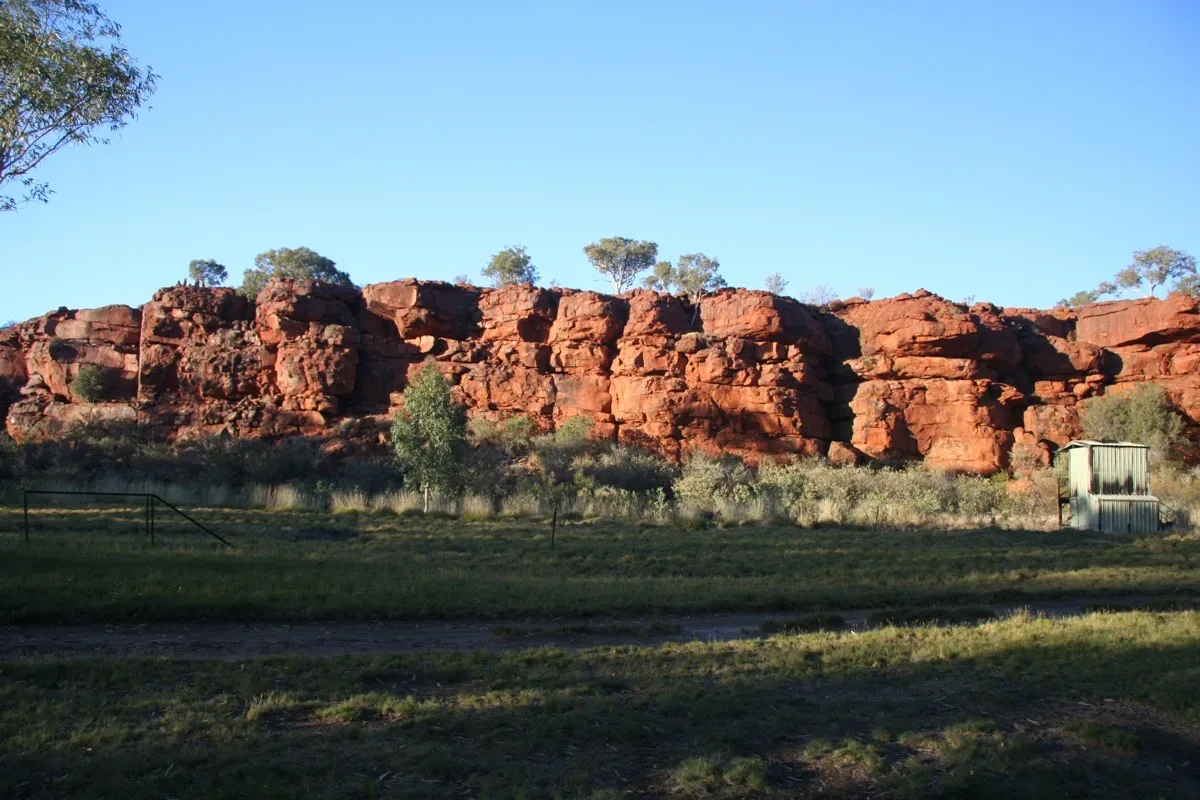 Red rock majesty at our outback camping spot