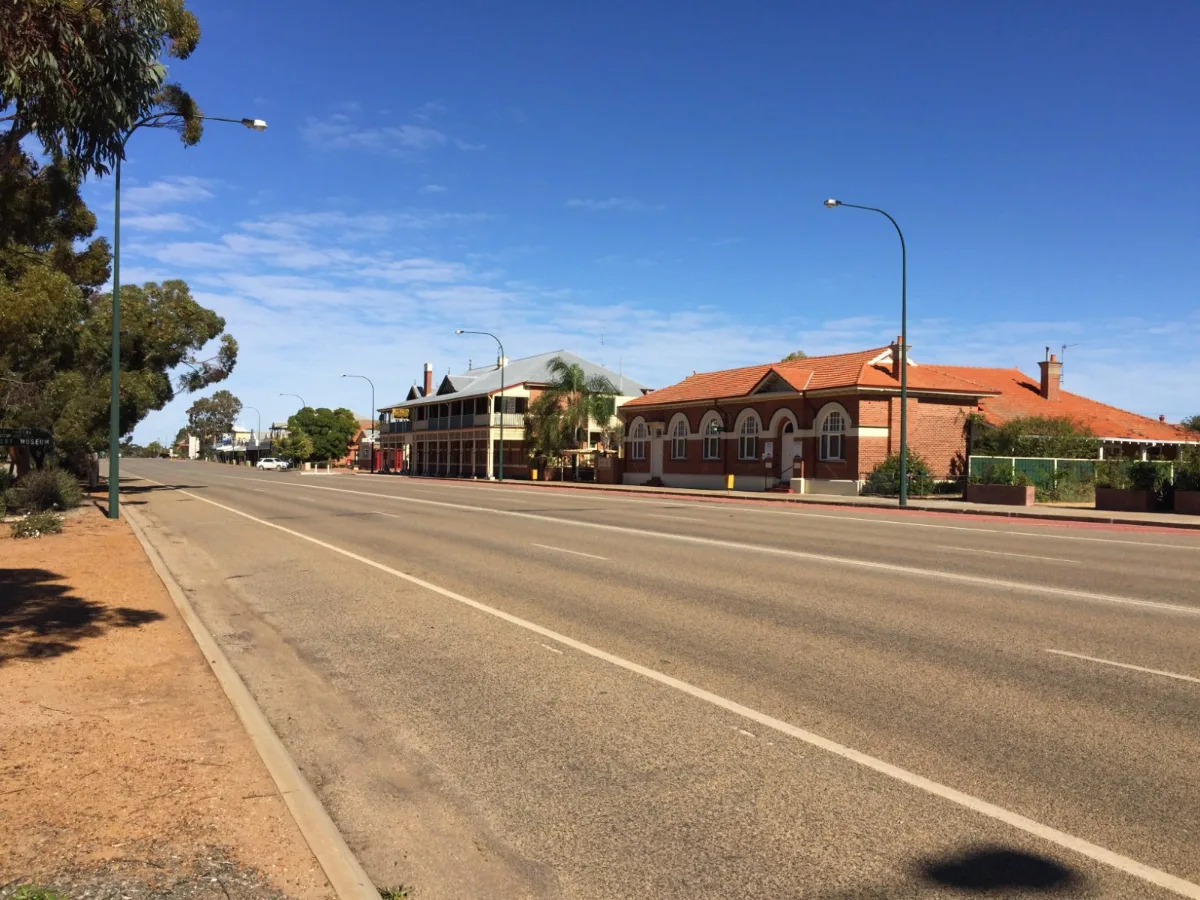Historic main street of Bruce Rock, Western Australia