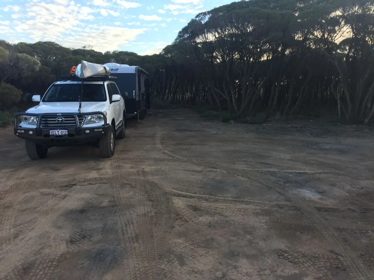 Our trusty setup ready for another Nullarbor adventure