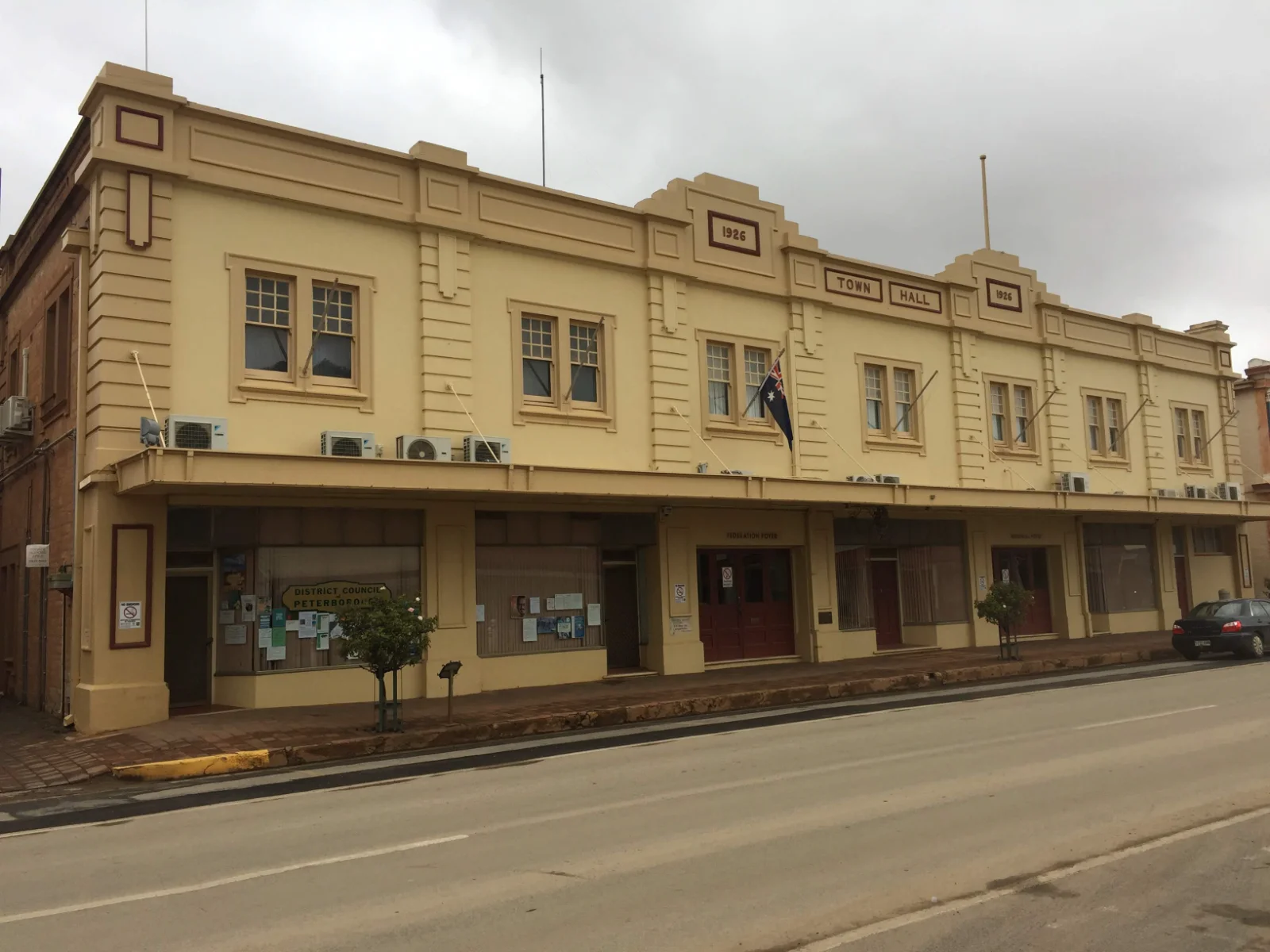 Peterborough's 1926 Art Deco Town Hall building
