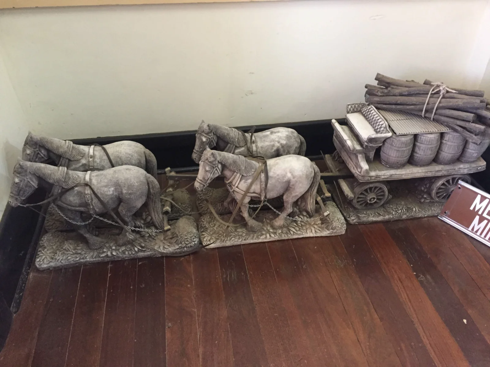 Horse-drawn freight wagons from Australia's pioneering days