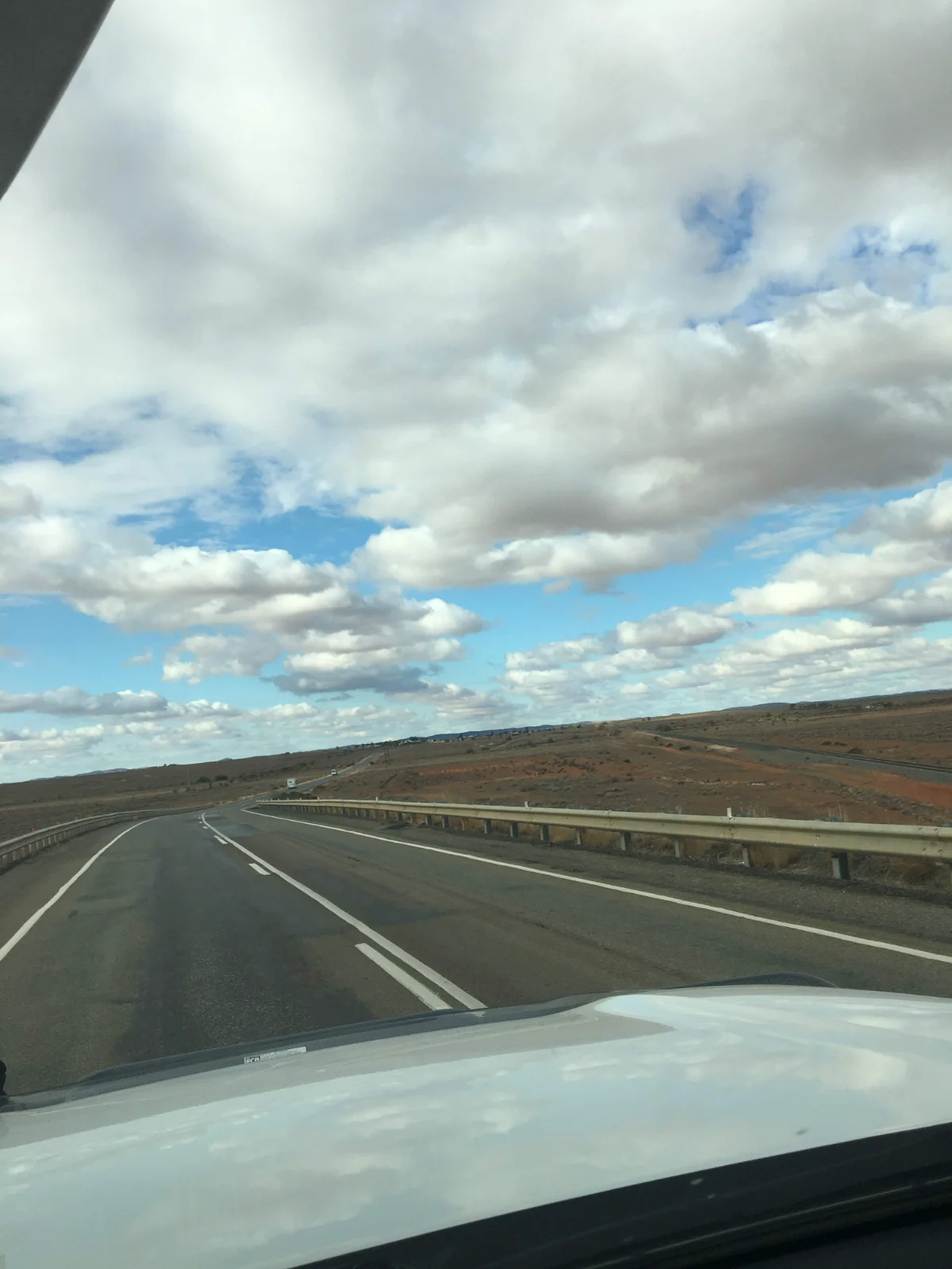 Dual carriageway through the heart of outback country