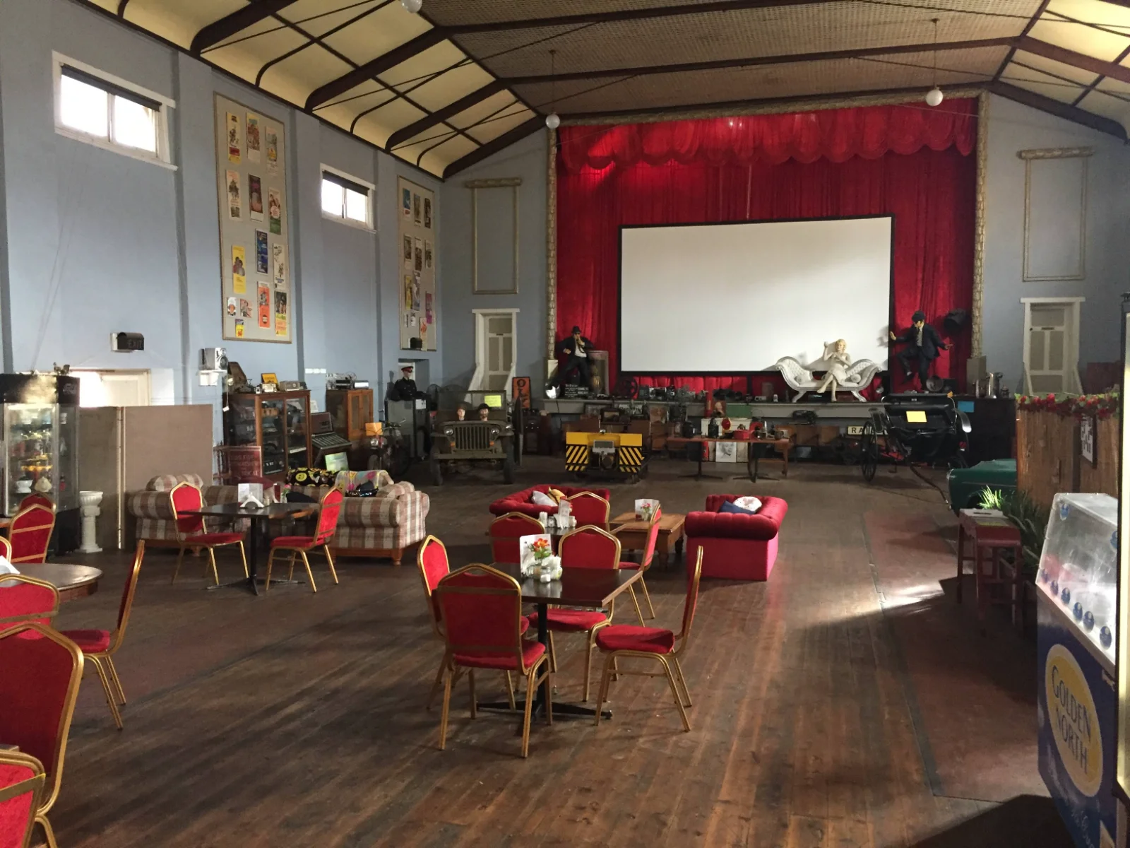 Step back in time at this charming vintage cinema museum