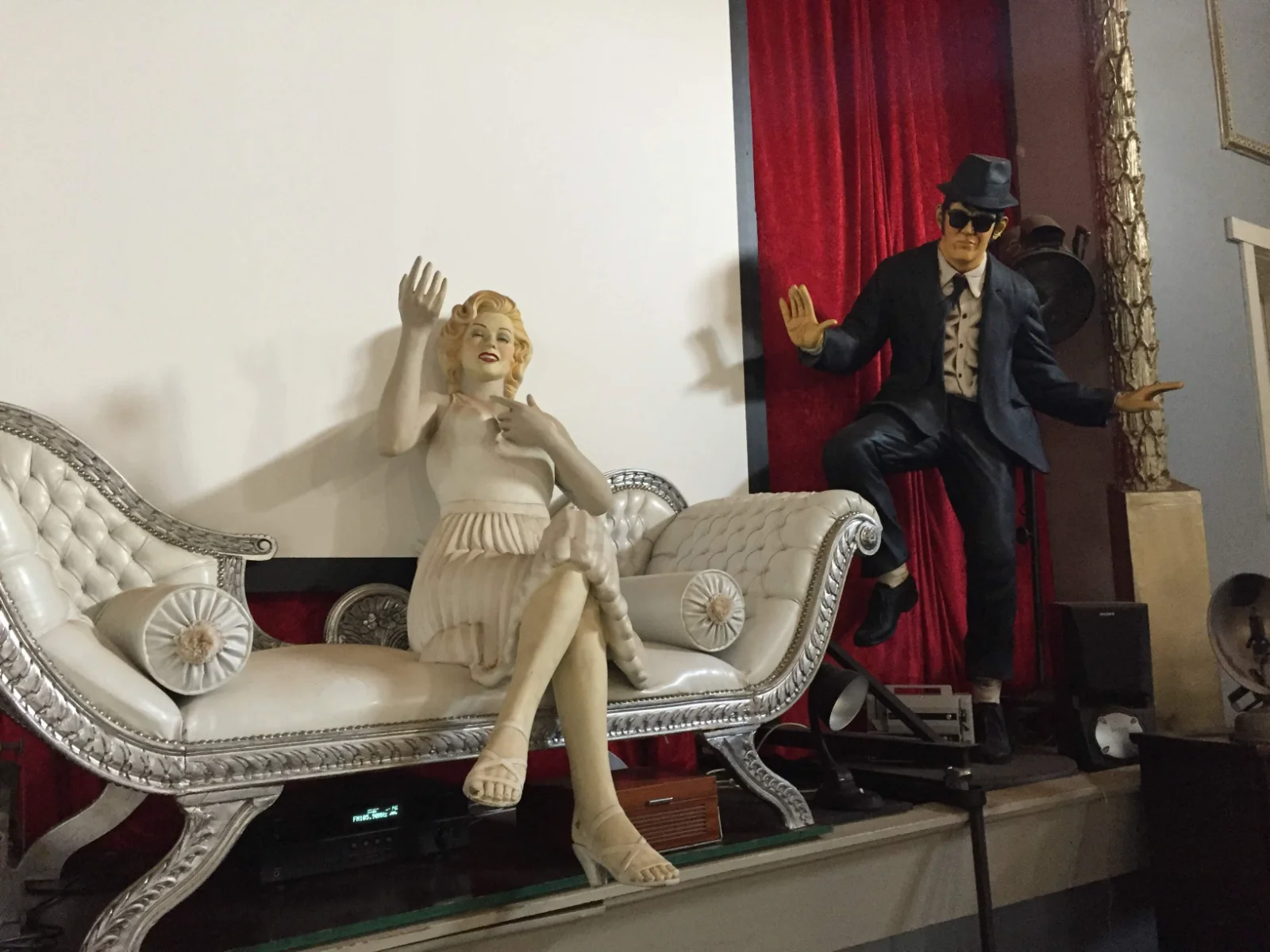 Hollywood icons recreated in charming vintage museum display