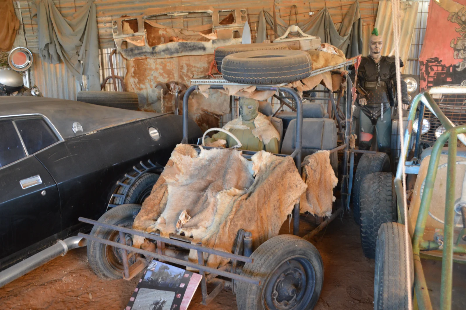 Authentic Mad Max vehicles and props up close