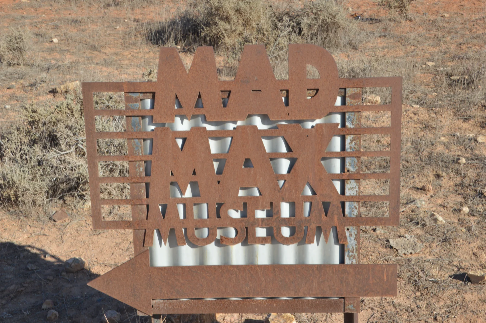 Mad Max 2 Museum entrance in outback Silverton