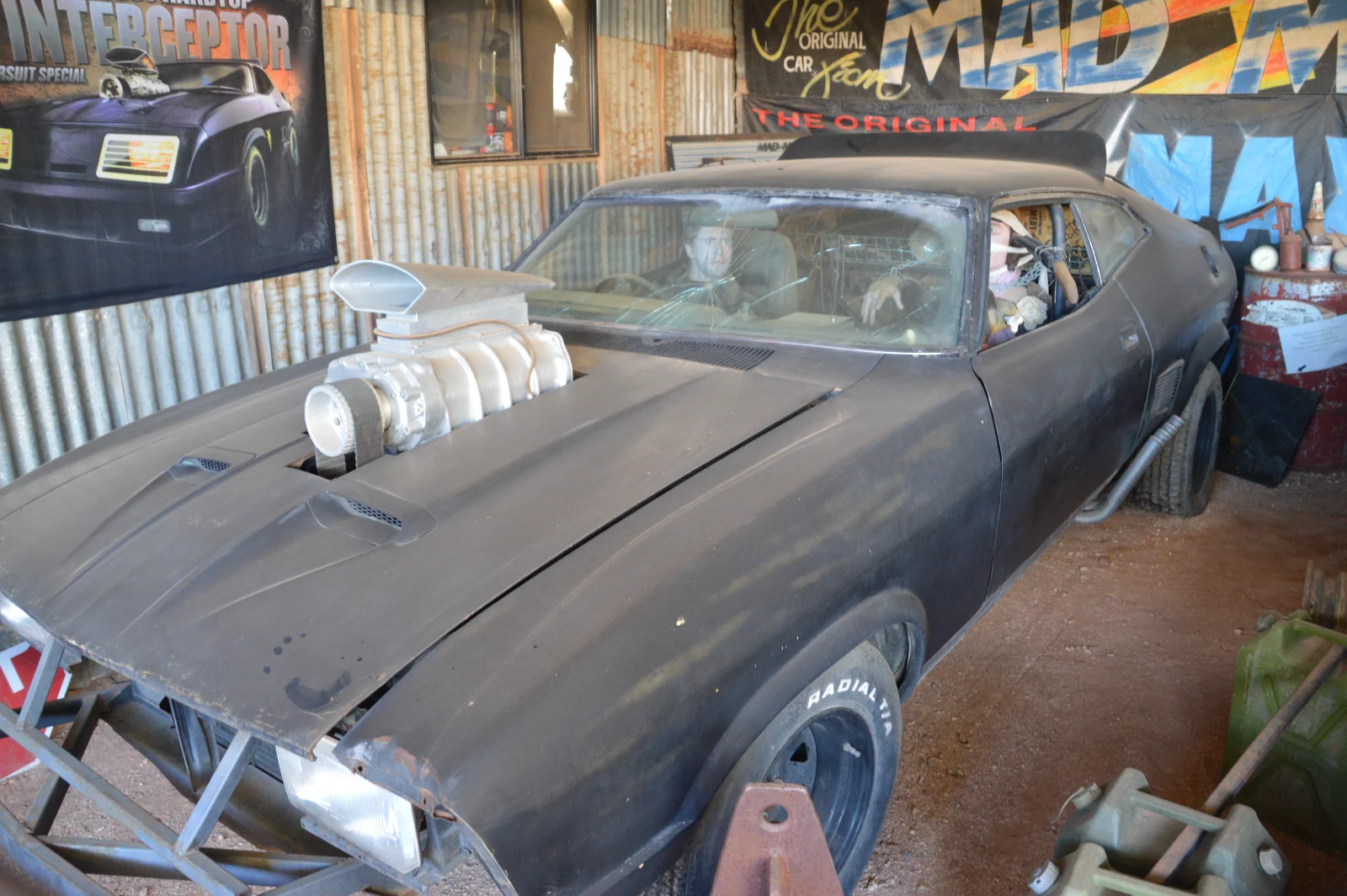 The legendary Mad Max Interceptor on display