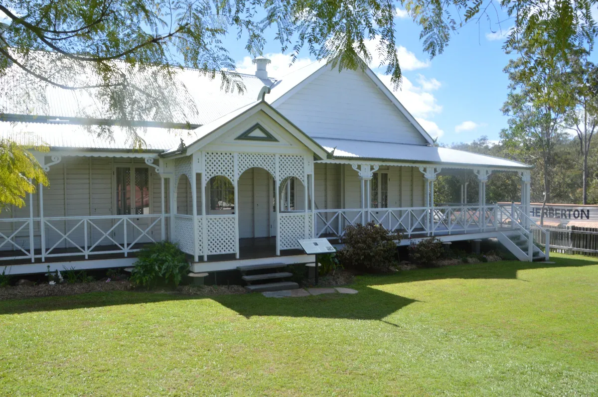 The Herberton House, showcasing its beautiful architecture.