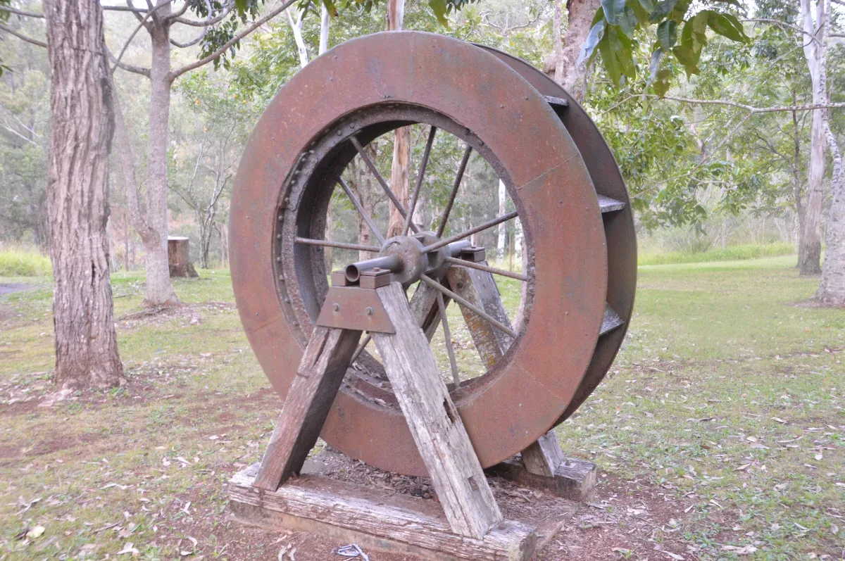 A relic of Ravenshoe's mining past.