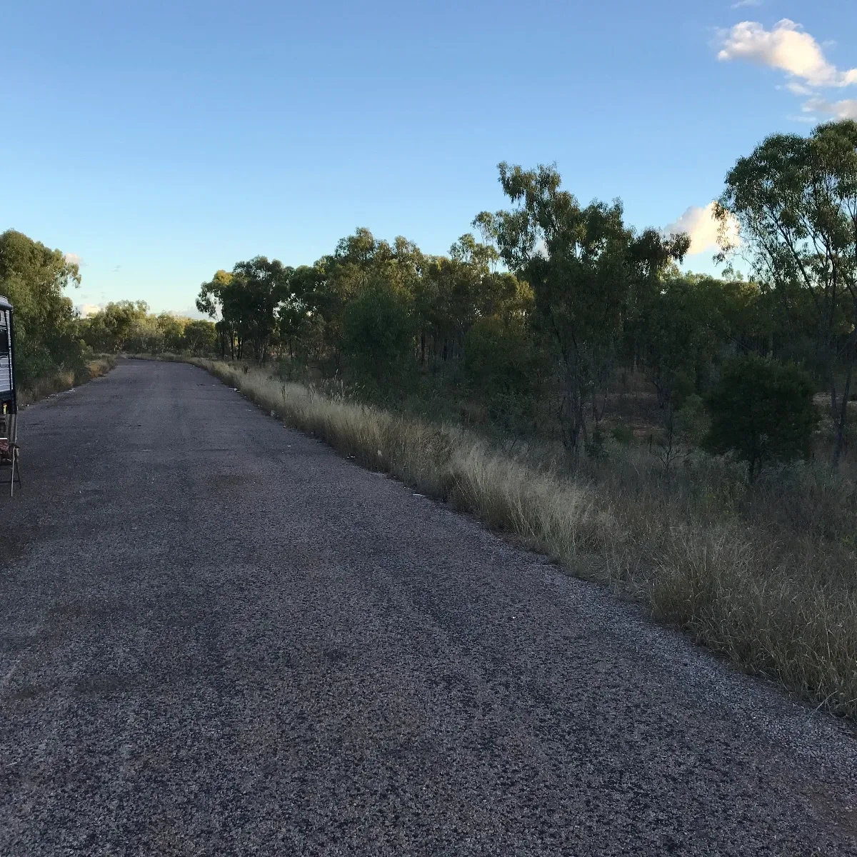 The outback, even at a truck stop, possesses a unique and rugged beauty that's hard to ignore.