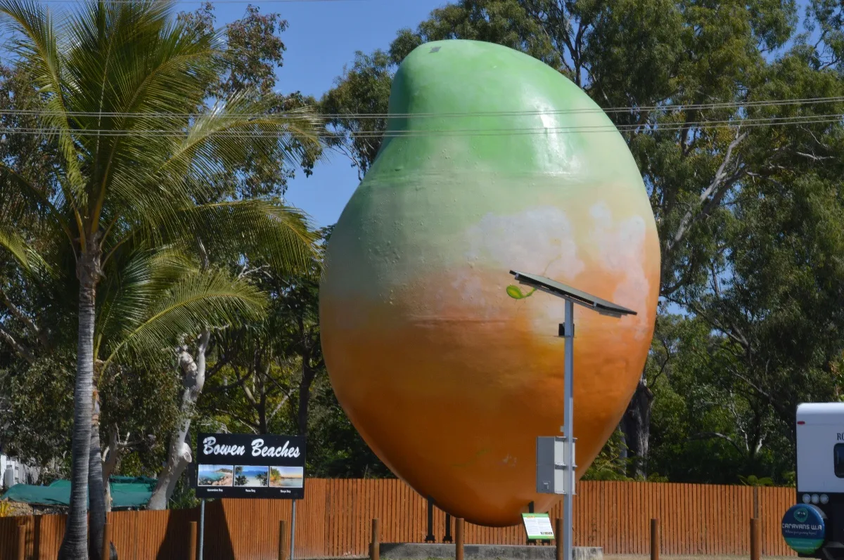 The Big Mango of Bowen. An unmissable landmark!
