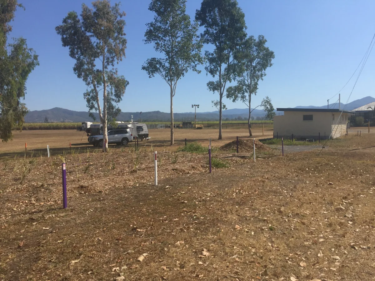 The sparsely populated camping ground where we spent the night.