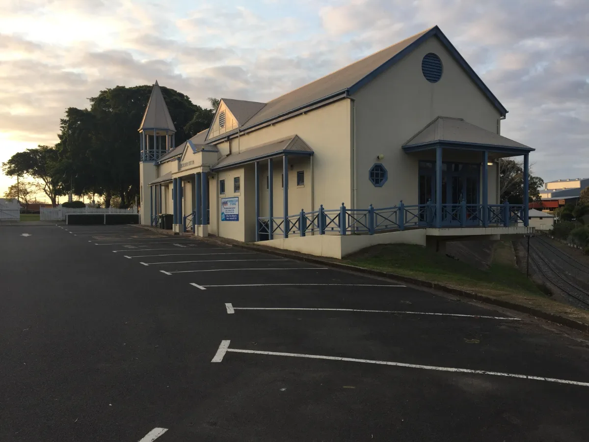 The Maryborough Story Bank, housed in a historic building, awaits our next visit.