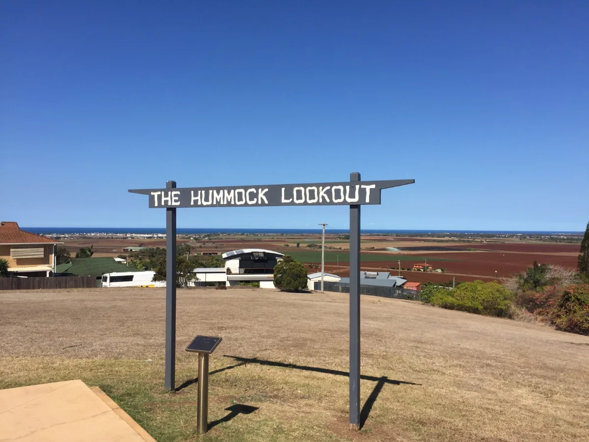 The Hummock Lookout offers a sweeping view of the Bundaberg region.