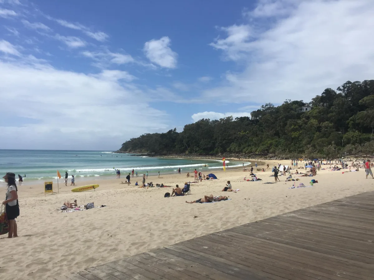 The crystal-clear waters of Noosa Heads are a major drawcard for tourists and locals alike.