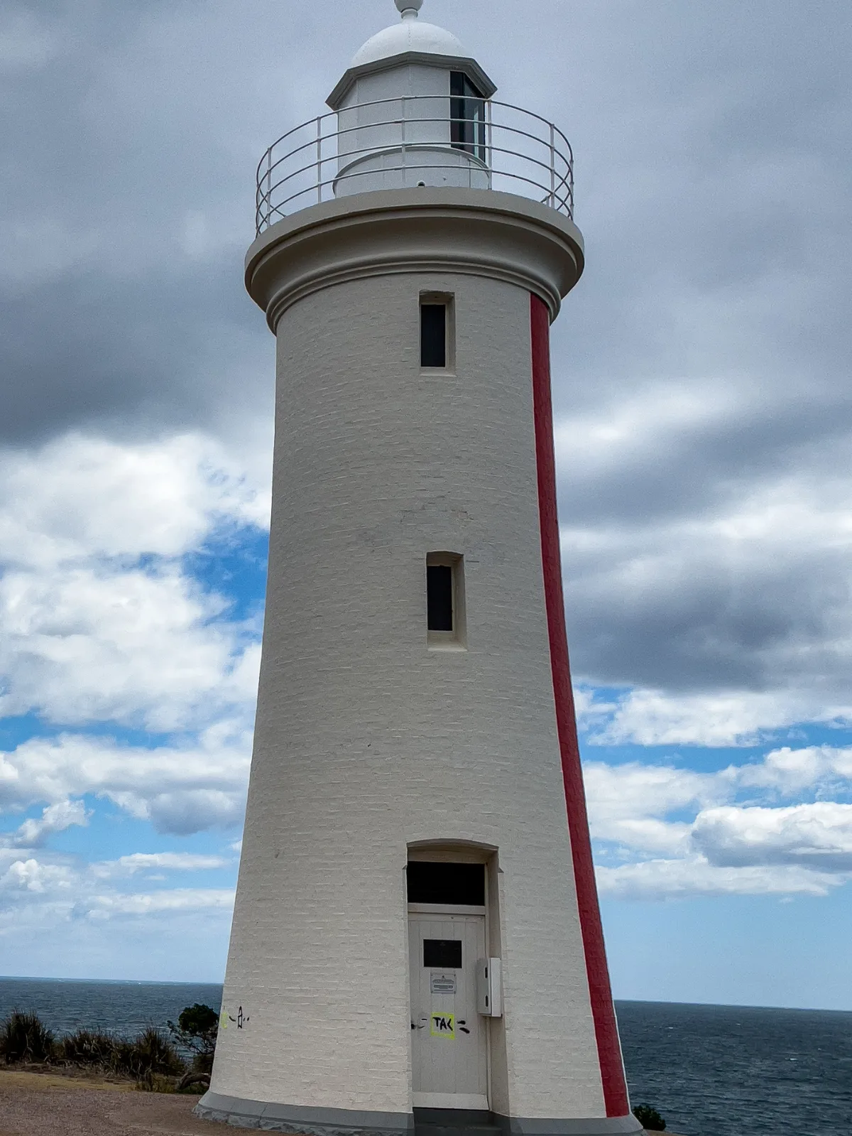 The iconic lighthouse overlooking the Mersey River entrance.