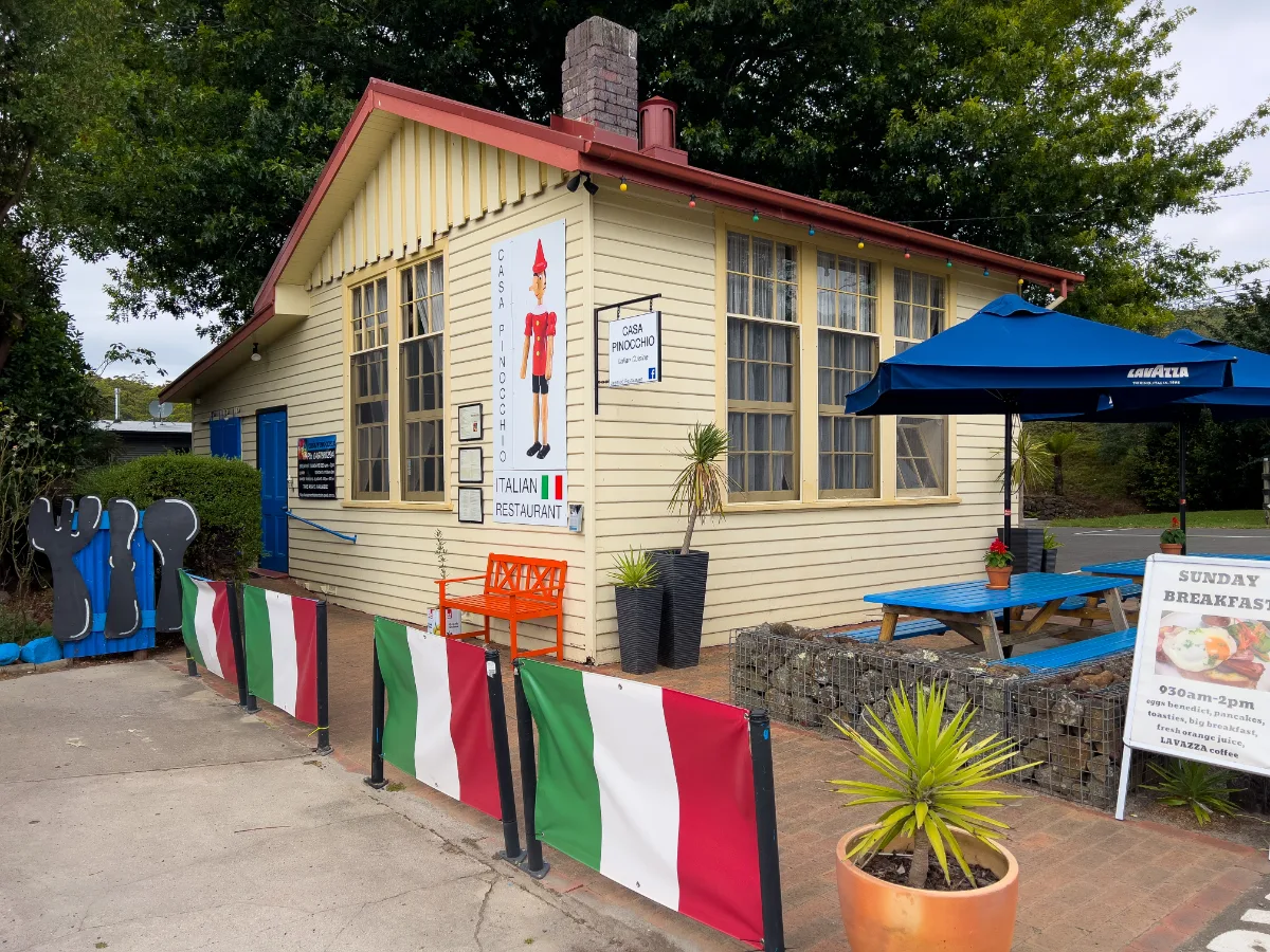 Casa Pinocchio, a bright and quirky Italian spot we found while wandering through Scottsdale.