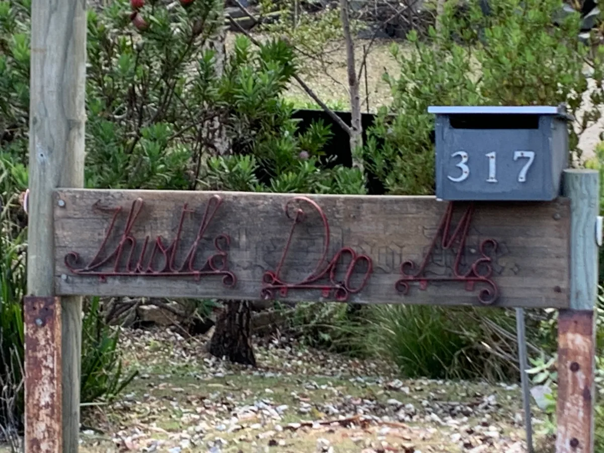Another classic Doo Town sign; the locals certainly have a wonderful sense of humour.