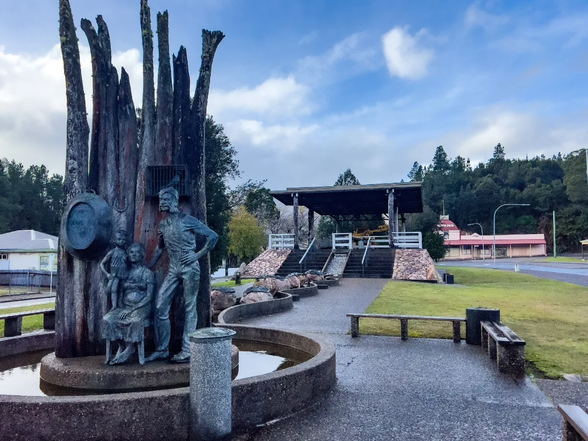 A touching monument in town dedicated to the mining families who built this place from the ground up.