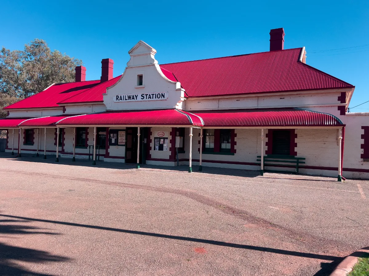 The historic Quorn Railway Station, a testament to a bygone era.