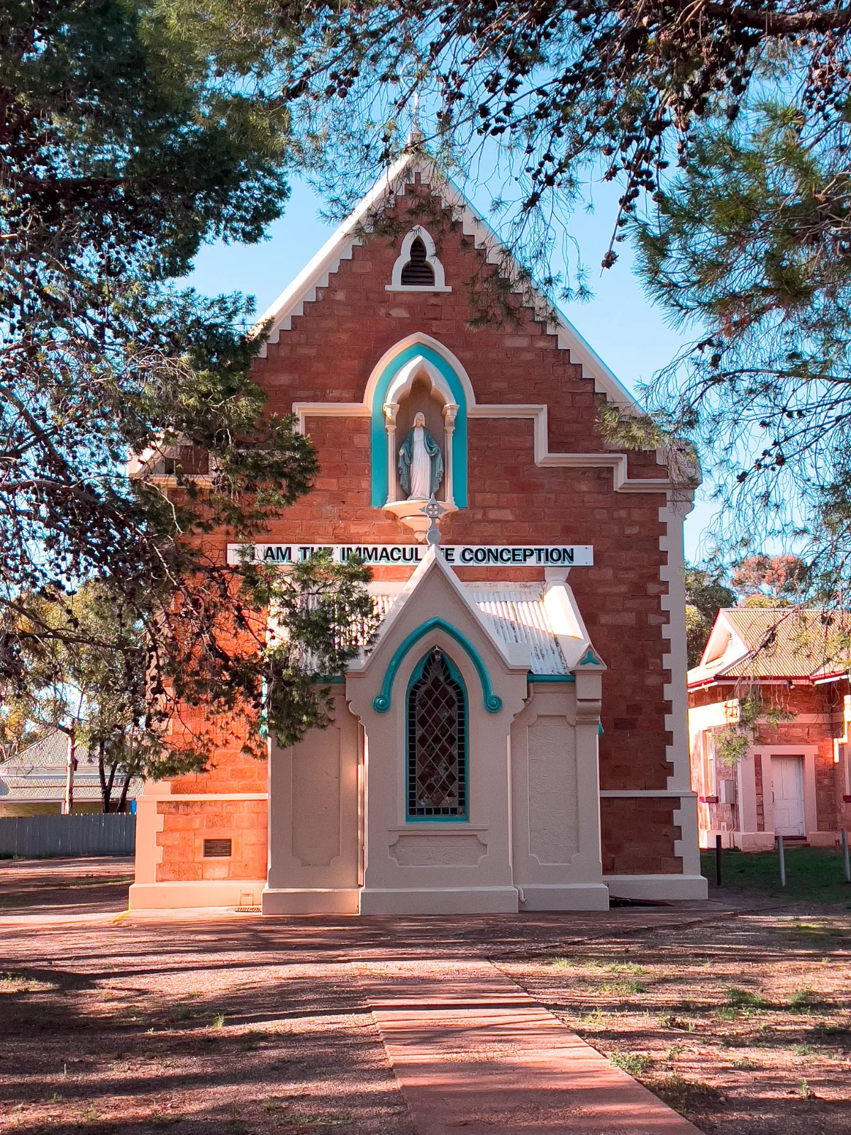The Immaculate Conception Church in Wilmington, a beautiful example of local architecture.