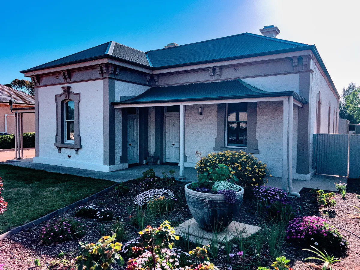 A well-preserved historic home in Wilmington, showcasing the town's commitment to its heritage.
