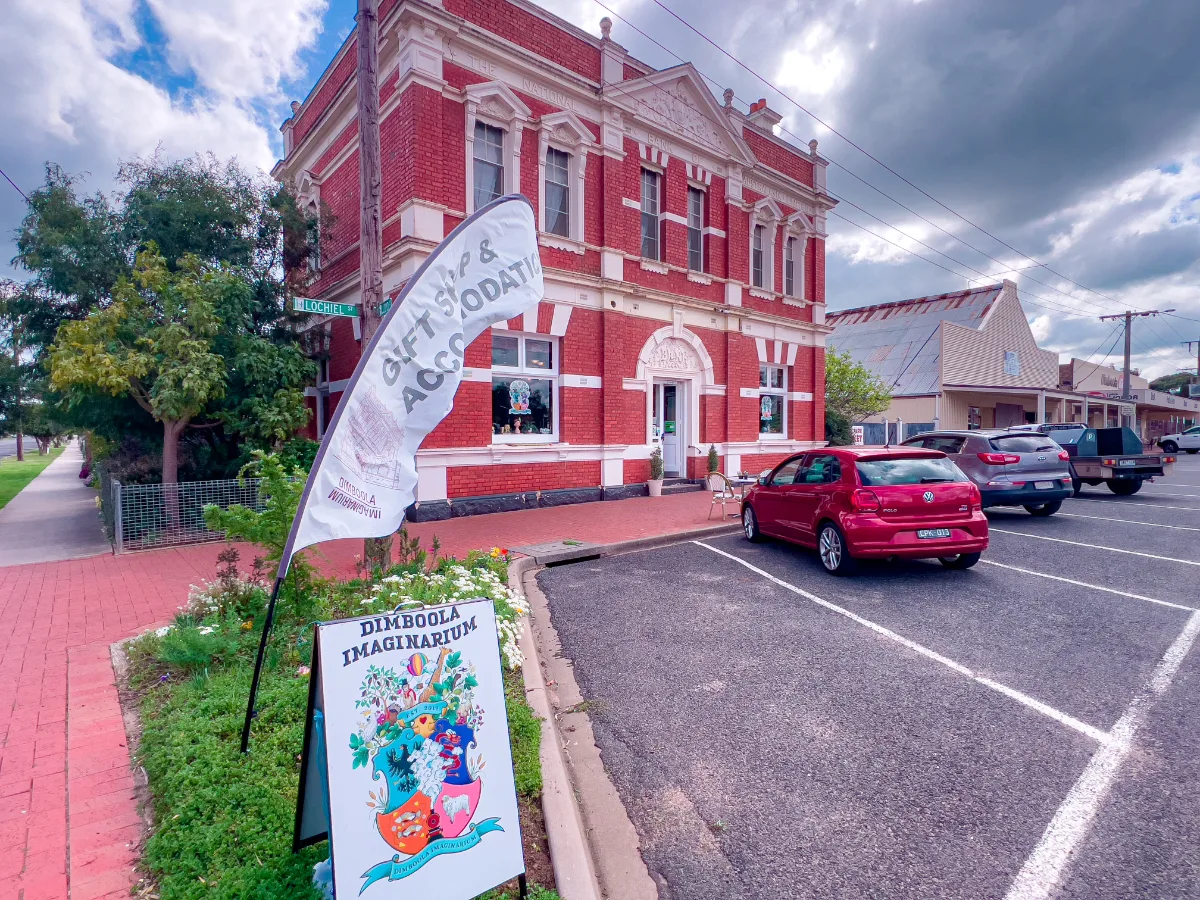 The Dimboola Imaginarium, housed in a striking historic building, promises a treasure trove of the unusual.