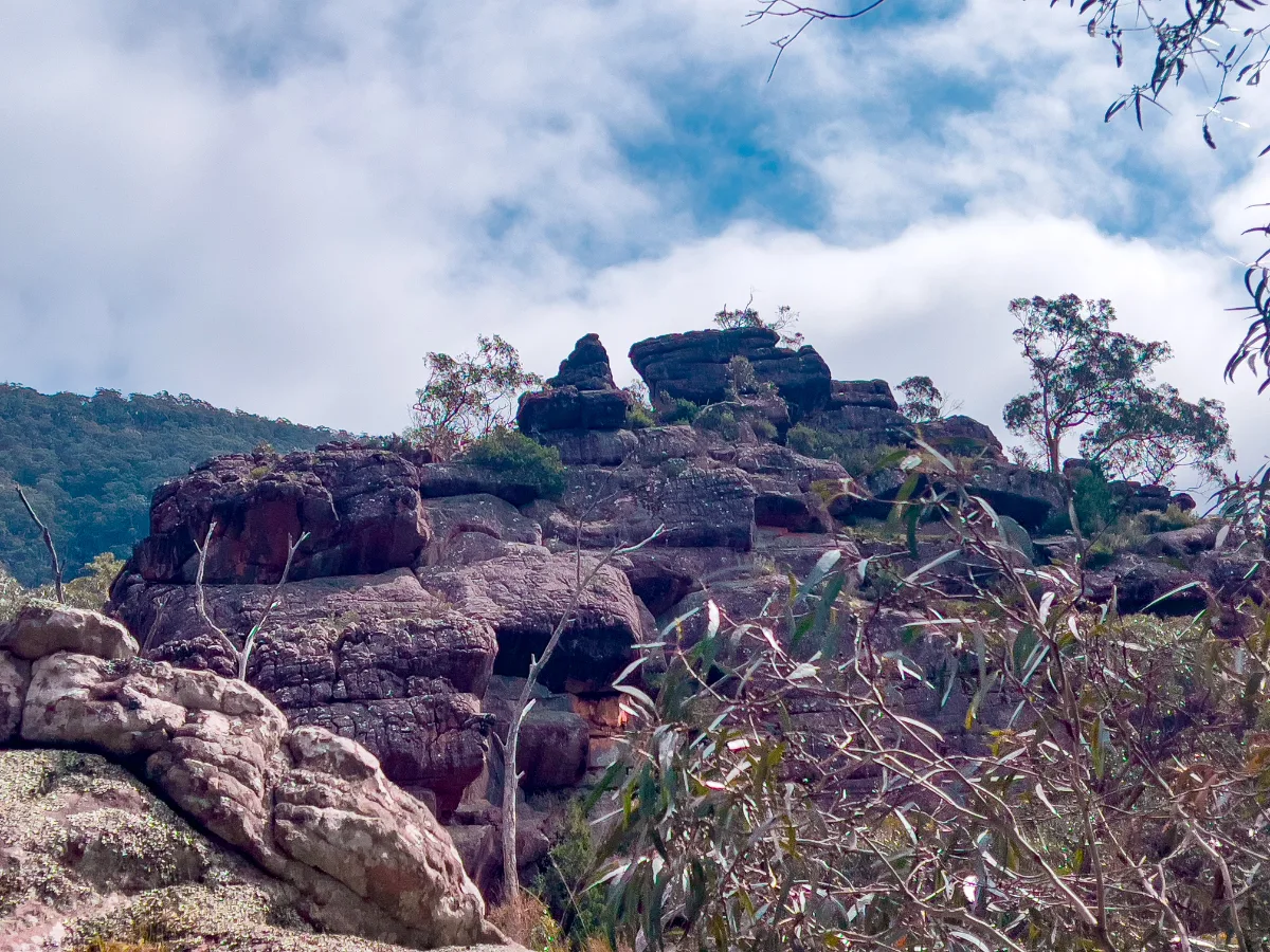 The rugged terrain surrounding Halls Gap is a constant reminder of nature's power.