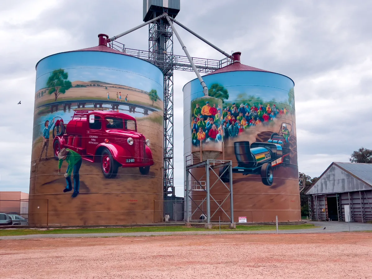 A classic Country Fire Authority truck and the