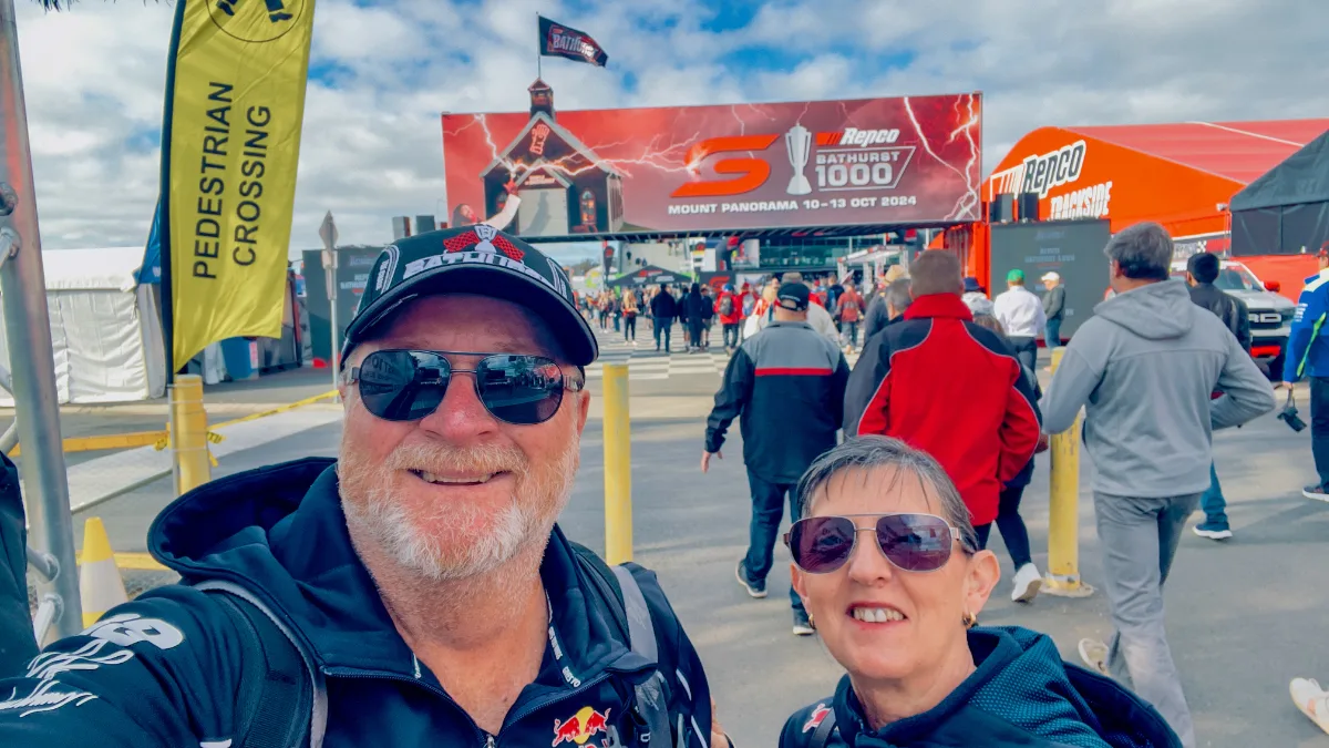 Ready for the race at Mount Panorama!