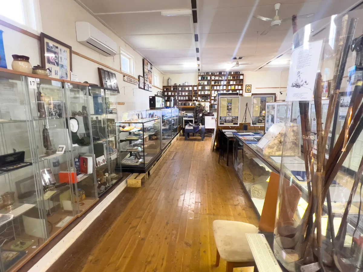 A peek inside the Banjo Paterson Museum, filled with fascinating artifacts and memorabilia that bring the poet's life and work to life.