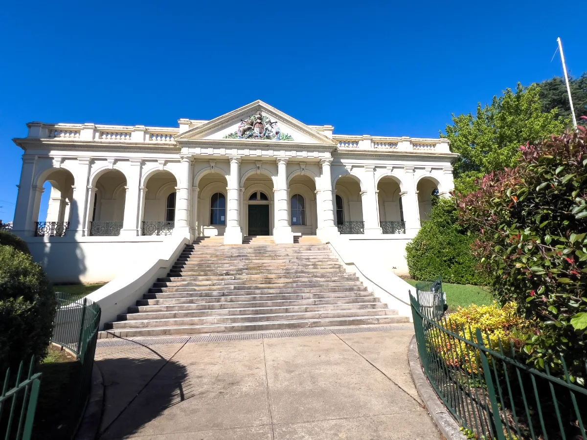 The historic Cooma Cottage stands proudly after a recent refurbishment.