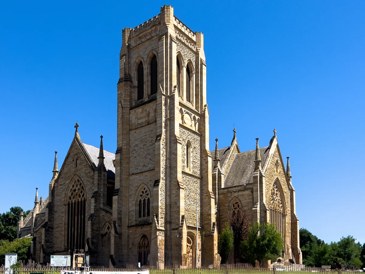 St. Saviour's Cathedral dominates the Goulburn skyline.