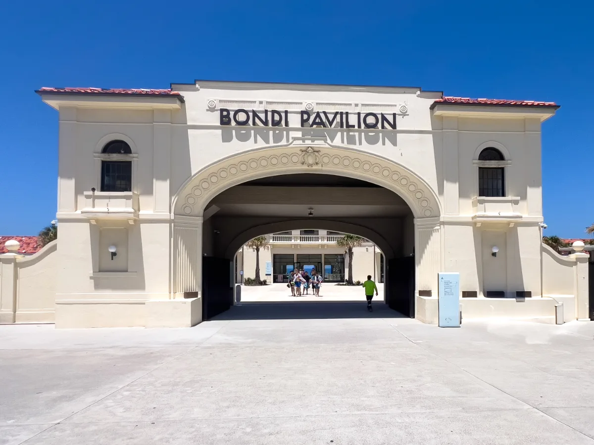 The Bondi Pavilion, a historic landmark offering a glimpse into Bondi's past.