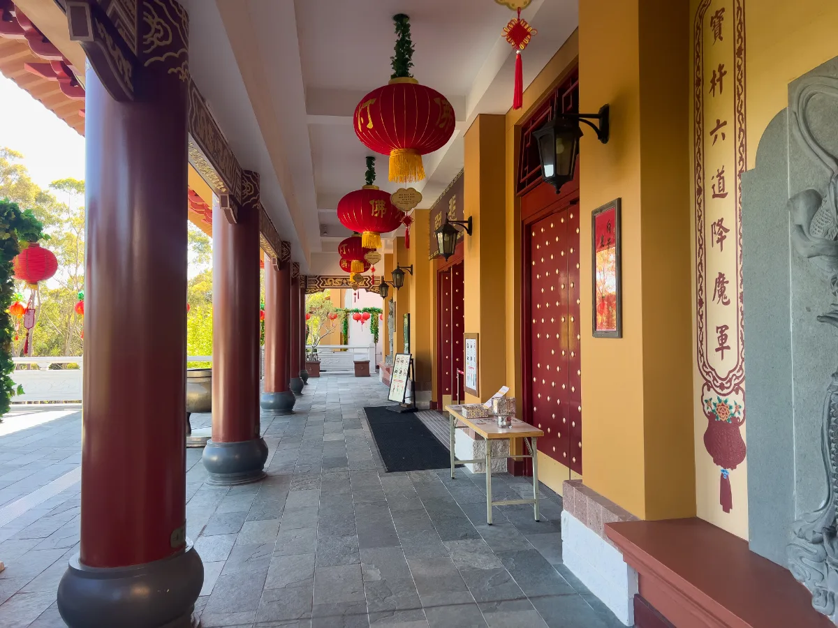 Lantern-lined corridors, a feast for the eyes.
