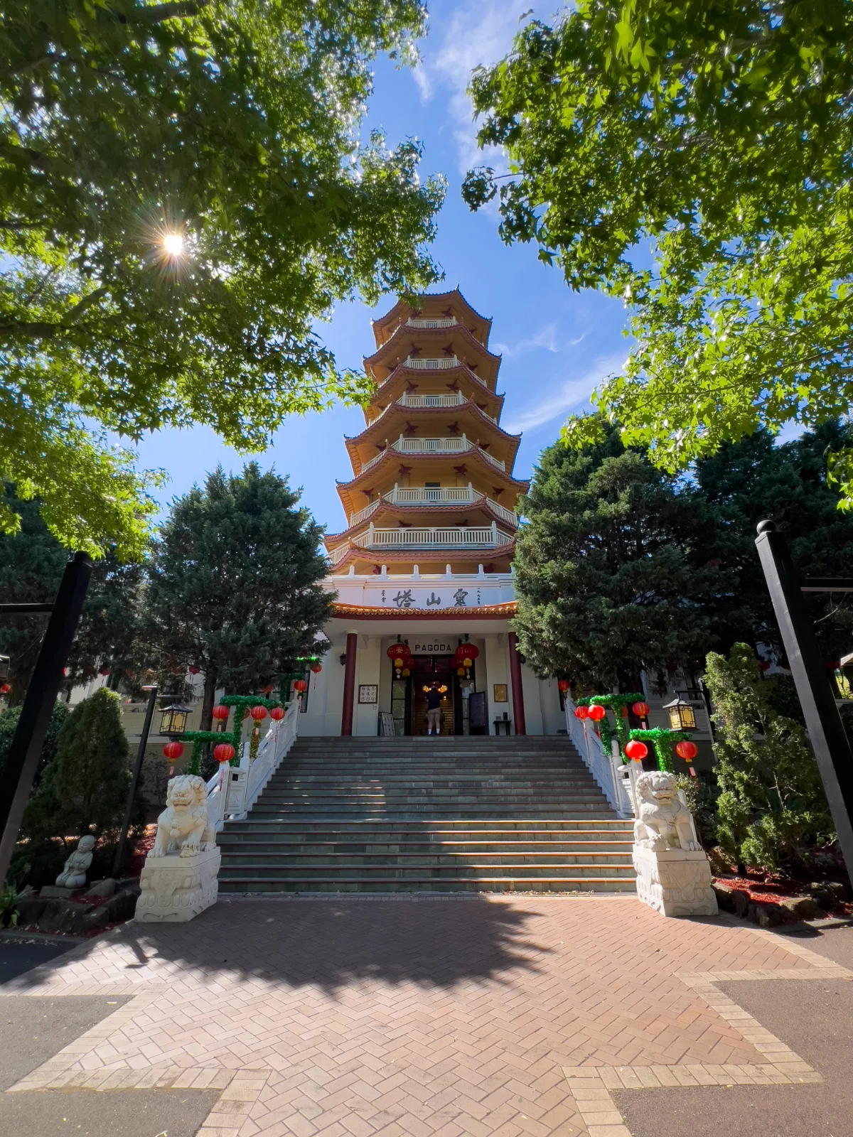 The towering pagoda, a testament to architectural ingenuity.