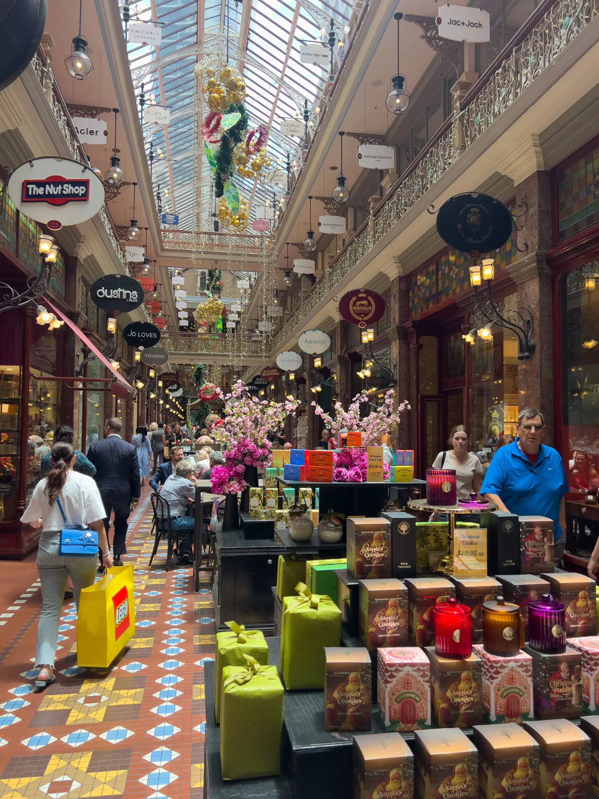 More stores and options abound inside the Strand Arcade.