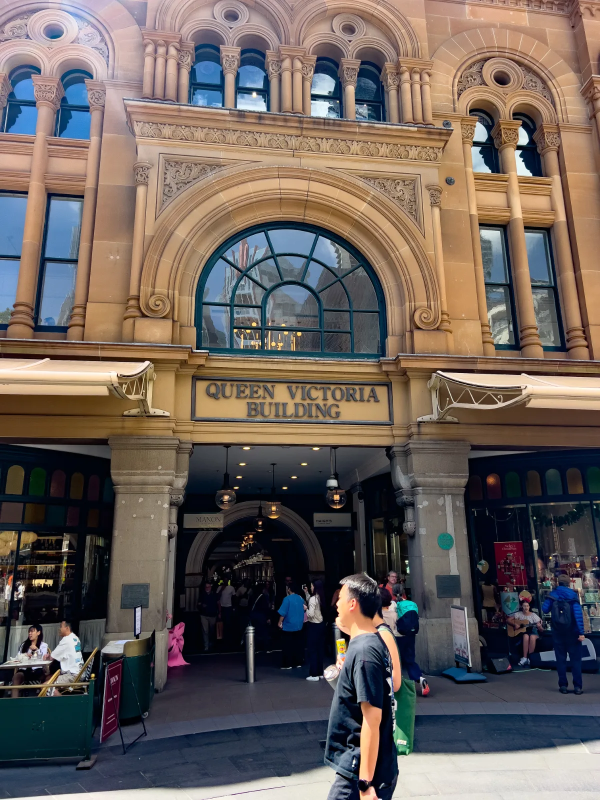 The Queen Victoria Building: A heritage landmark and shopping haven.