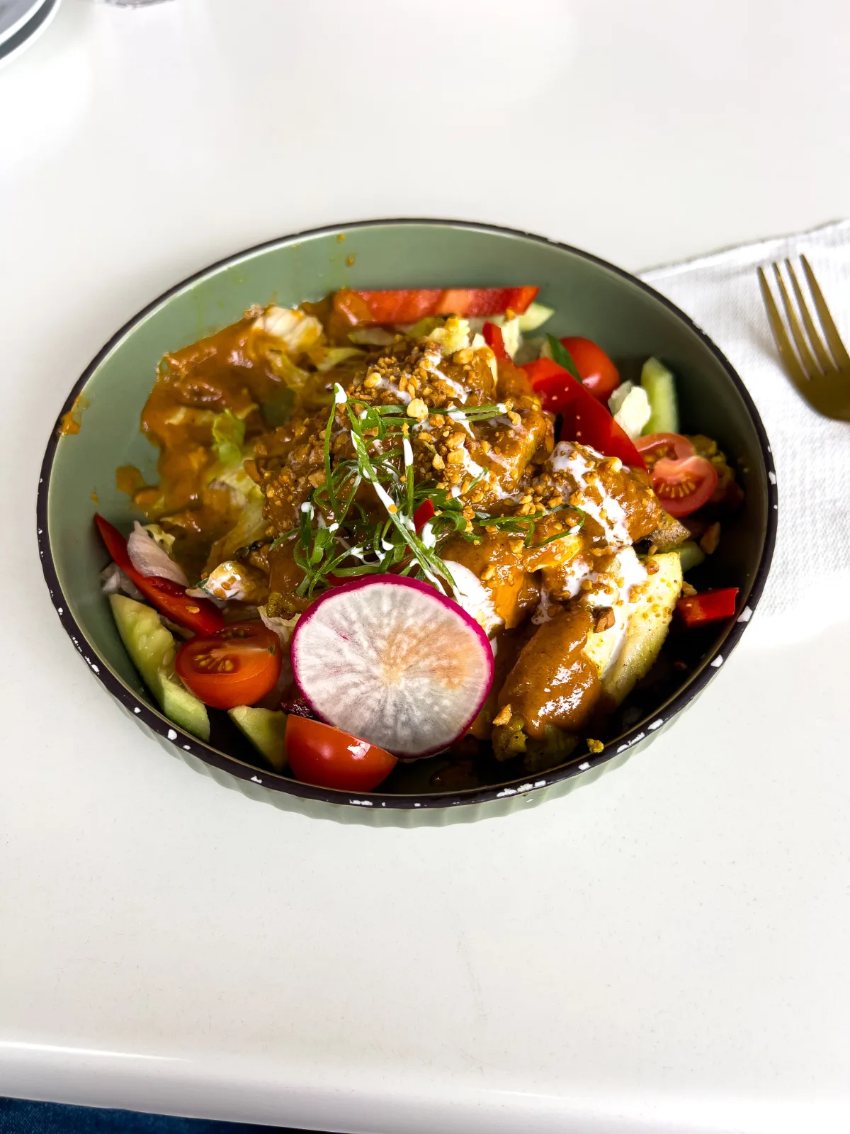 Lisa's vibrant and delicious Gado Gado salad.