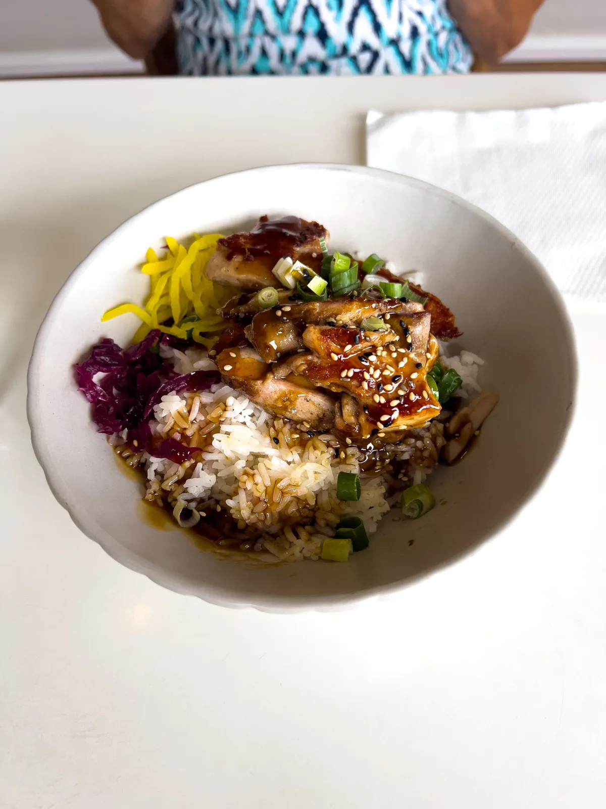 Steve's flavourful Teriyaki Chicken Bowl.