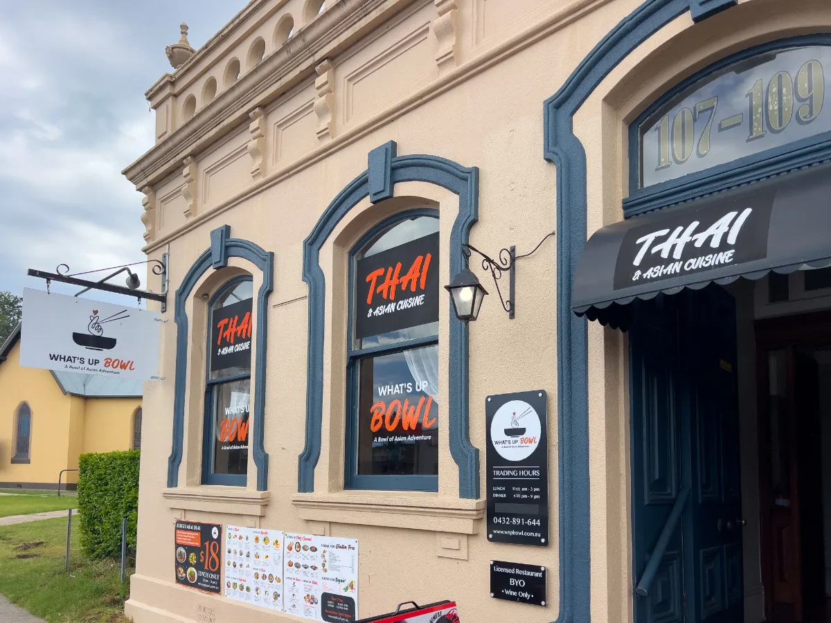 Thai & Asian Cuisine in Milton is housed in a striking, historic building.