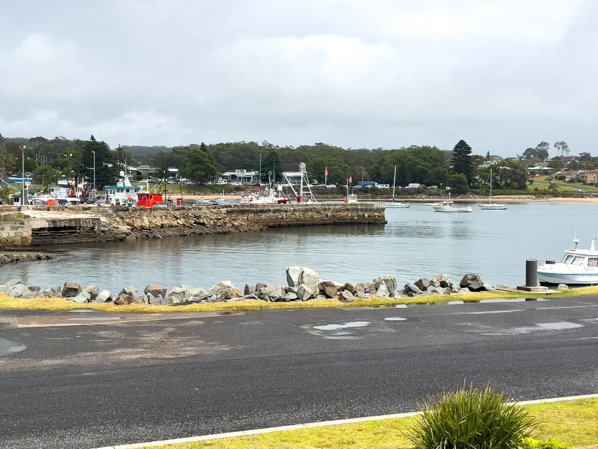 Ulladulla Harbour, a blend of working port and recreational marina.