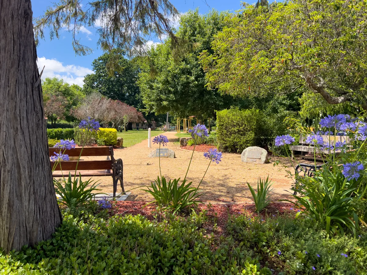 A peaceful retreat in a Braidwood park.