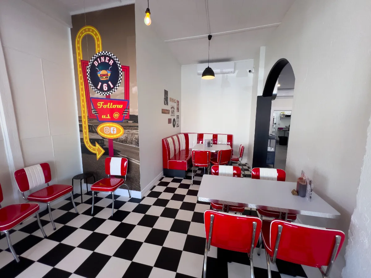 Step back in time at this retro diner in Braidwood.