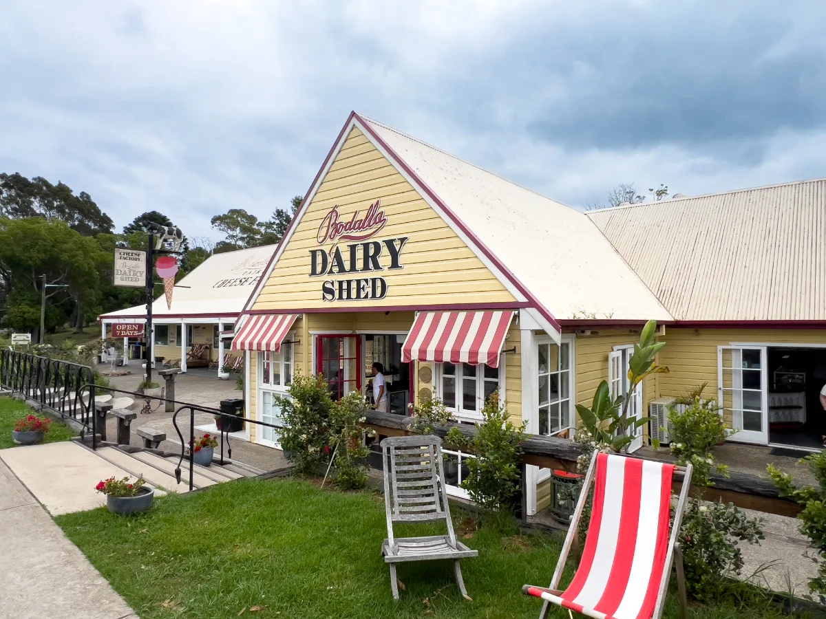 The Bodalla Dairy Shed, a beacon of sweetness in a charming town.