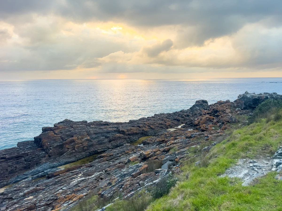 The striking coastline of Corunna.