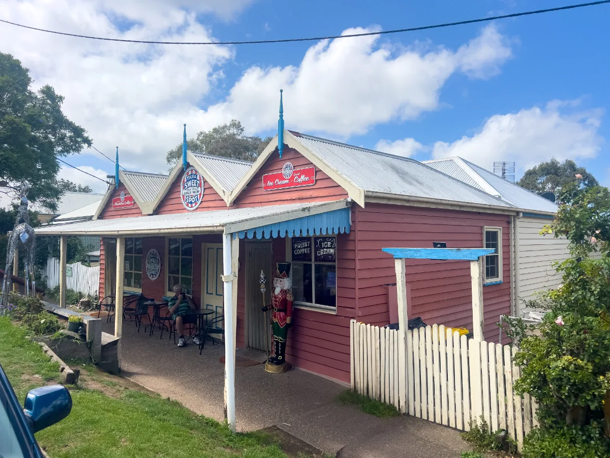 The ABC Cheese Factory Cafe Tilba offered a welcome caffeine break.